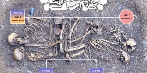 Figure 1: the parent-child burial at Eulau, Germany 