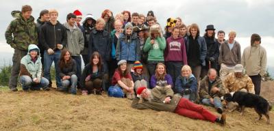 Figure 3 - The excavation team at Boltby Scar 2011. (Image Copyright - Rawlins-Welburn)