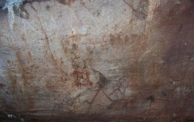 Figure 3: Photograph of Juxtlahuaca Painting 1, Figure C (Image Copyright: Arnaud F. Lambert)