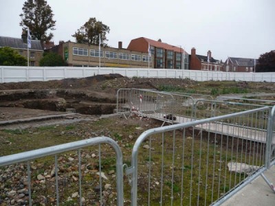 Hungate's new walkway