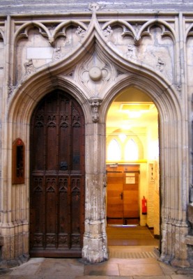 North Choir Aisle Door (credit: author)