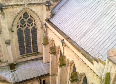 North Choir Aisle outbuilding in the angle between the North and East transept (credit:author)