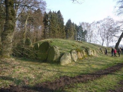 Figure 4. Voldstedlund neolithic long barrow (Image copyright: J. Grant).