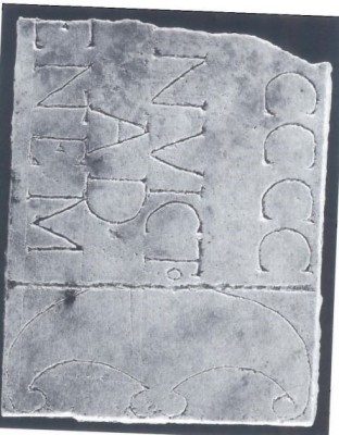 Figure 10. (Left) Four Augusti inscription. Shepherd, J.D. 1998, 176.