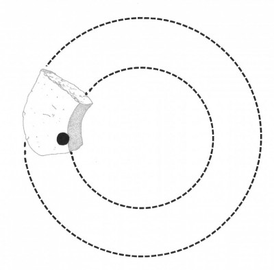 Plate 4: Reconstruction of one stone ballcourt ring from Chalcatzingo. Source: Lambert. A. F. 